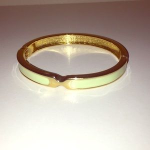 Vintage Mint and Gold Bracelet